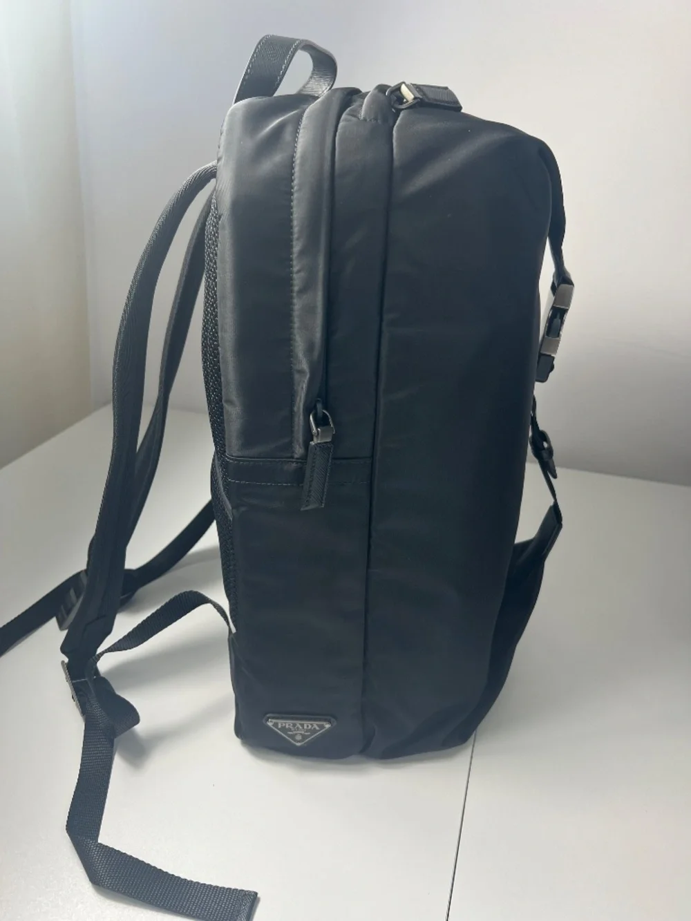 Prada Re Nylon Black Backpack